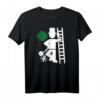 Schornsteinfeger Leiter und Kleeblatt T-Shirt - Traditionsreiches Glückssymbol für Glückssucher und Fans