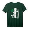 Schornsteinfeger Leiter und Kleeblatt T-Shirt - Traditionsreiches Glückssymbol für Glückssucher und Fans