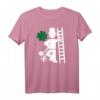 Schornsteinfeger Leiter und Kleeblatt T-Shirt - Traditionsreiches Glückssymbol für Glückssucher und Fans