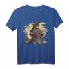 Vintage Japanese Samurai Ninja Cat Tattoo Kawaii T-Shirt – Japanisches Design mit Samurai und Ninja Motiven für Katzenliebhaber
