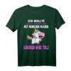 Was mit Menschen machen - Lustiges Einhorn Spruch T-Shirt für Humor und Abneigung gegen Menschen, perfekt für Schule, Uni, Arbeit & Geburtstag