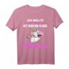 Was mit Menschen machen - Lustiges Einhorn Spruch T-Shirt für Humor und Abneigung gegen Menschen, perfekt für Schule, Uni, Arbeit & Geburtstag