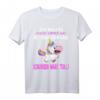 Was mit Menschen machen - Lustiges Einhorn Spruch T-Shirt für Humor und Abneigung gegen Menschen, perfekt für Schule, Uni, Arbeit & Geburtstag