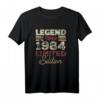 39. Geburtstag T-Shirt - Born in 1984, Limited Edition Retro Vintage Geschenk für Männer und Frauen, Vintage Style