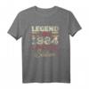 39. Geburtstag T-Shirt - Born in 1984, Limited Edition Retro Vintage Geschenk für Männer und Frauen, Vintage Style