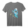 HapKitten The Way of Water Neytiri Na’vi Ocean Half Face T-Shirt – Offizielles Avatar Merchandise für Fans aller Altersgruppen