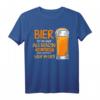 Sauf im Ort Bier billiger als Benzin Lustiges Bier Spruch T-Shirt – Perfekt für Partys, Junggesellenabschiede & Bierfans