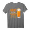 Sauf im Ort Bier billiger als Benzin Lustiges Bier Spruch T-Shirt – Perfekt für Partys, Junggesellenabschiede & Bierfans