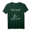 Warum ich ohne Akku fahre weil ich es kann T-Shirt – Witziges Fahrrad Statement Shirt für Geschenke zu Geburtstag, Weihnachten, Mutter- und Vatertag