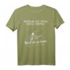 Warum ich ohne Akku fahre weil ich es kann T-Shirt – Witziges Fahrrad Statement Shirt für Geschenke zu Geburtstag, Weihnachten, Mutter- und Vatertag