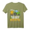 Kinder Endlich 4 Jahre Jungen Bauernhof Traktor T-Shirt - Perfekt zum Geburtstag & für die Bauernhof-Party