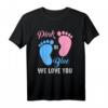 Lustiges Zitat Team Boy Girl Gender Reveal T-Shirt – Perfekt für Baby-News & Schwangerschaftspartys