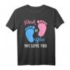 Lustiges Zitat Team Boy Girl Gender Reveal T-Shirt – Perfekt für Baby-News & Schwangerschaftspartys