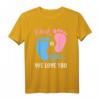 Lustiges Zitat Team Boy Girl Gender Reveal T-Shirt – Perfekt für Baby-News & Schwangerschaftspartys