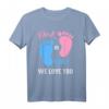 Lustiges Zitat Team Boy Girl Gender Reveal T-Shirt – Perfekt für Baby-News & Schwangerschaftspartys