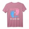 Lustiges Zitat Team Boy Girl Gender Reveal T-Shirt – Perfekt für Baby-News & Schwangerschaftspartys