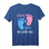 Lustiges Zitat Team Boy Girl Gender Reveal T-Shirt – Perfekt für Baby-News & Schwangerschaftspartys