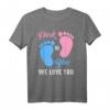 Lustiges Zitat Team Boy Girl Gender Reveal T-Shirt – Perfekt für Baby-News & Schwangerschaftspartys