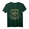 50. Geburtstag T-Shirt für Mann und Frau – Jahrgang 1973 Legenden Geschenk zum 50. Geburtstag für Mama, Papa, Frauen und Männer