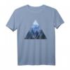 Wald Natur Triangle Minimalismus T-Shirt – Stylisches Geometrie-Design mit Tannen für Naturliebhaber
