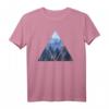 Wald Natur Triangle Minimalismus T-Shirt – Stylisches Geometrie-Design mit Tannen für Naturliebhaber