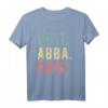 Best Abba Ever Family Funny Cool Vintage Retro T-Shirt – Humorvolles Geschenk für Familien, Vatertag & Musikliebhaber
