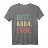 Best Abba Ever Family Funny Cool Vintage Retro T-Shirt – Humorvolles Geschenk für Familien, Vatertag & Musikliebhaber