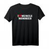 Ich liebe Muscle Mommies - Lustiges Fitness T-Shirt für Mütter mit rotem Herz, perfekt für Frauen, die Frauen, die trainieren und ihre Muskel-Leidenschaft zeigen
