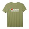 Ich liebe Muscle Mommies - Lustiges Fitness T-Shirt für Mütter mit rotem Herz, perfekt für Frauen, die Frauen, die trainieren und ihre Muskel-Leidenschaft zeigen