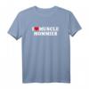 Ich liebe Muscle Mommies - Lustiges Fitness T-Shirt für Mütter mit rotem Herz, perfekt für Frauen, die Frauen, die trainieren und ihre Muskel-Leidenschaft zeigen