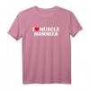 Ich liebe Muscle Mommies - Lustiges Fitness T-Shirt für Mütter mit rotem Herz, perfekt für Frauen, die Frauen, die trainieren und ihre Muskel-Leidenschaft zeigen