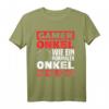 Zocken Gamer Onkel Nur Cooler Gamer T-Shirt - Perfektes Geschenk für Zocker und Gaming-Fans