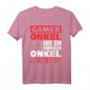 Zocken Gamer Onkel Nur Cooler Gamer T-Shirt - Perfektes Geschenk für Zocker und Gaming-Fans