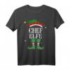 Chef Elfe Weihnachts T-Shirt für Familie - Lustiges Elf Outfit für Kinder, Damen und Herren als festliches Weihnachtsgeschenk