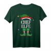 Chef Elfe Weihnachts T-Shirt für Familie - Lustiges Elf Outfit für Kinder, Damen und Herren als festliches Weihnachtsgeschenk