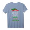 Chef Elfe Weihnachts T-Shirt für Familie - Lustiges Elf Outfit für Kinder, Damen und Herren als festliches Weihnachtsgeschenk