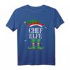 Chef Elfe Weihnachts T-Shirt für Familie - Lustiges Elf Outfit für Kinder, Damen und Herren als festliches Weihnachtsgeschenk