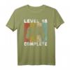 Herren 18. Geburtstag Jungen Gamer Level 18 T-Shirt - Cooles Geschenk für Videospiel-Fans und Geburtstagsfeier