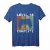 Herren 18. Geburtstag Jungen Gamer Level 18 T-Shirt - Cooles Geschenk für Videospiel-Fans und Geburtstagsfeier