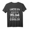 Camping Opa wie ein normaler Opa nur viel cooler T-Shirt – Perfektes Geschenk für Campingliebende Großväter mit Wohnmobil- oder Wohnwagen-Motiv