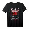 Endlich 20 Geburtstag T-Shirt - Lustiges Geschenk für Teenager und junge Erwachsene, perfekt für Geburtstagsparty & Geschenkidee