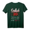 Endlich 20 Geburtstag T-Shirt - Lustiges Geschenk für Teenager und junge Erwachsene, perfekt für Geburtstagsparty & Geschenkidee