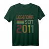 11. Geburtstag Legendär Seit 2011 Geschenk T-Shirt – Retro Geburtstagsgeschenk für Mädchen und Jungs, Sohn oder Tochter