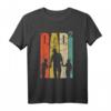 Papa 2 Söhne Dad hoch 2 T-Shirt – Geschenk für Zweifachvater, Geburt & Vatertag mit Vintage & Retro Look