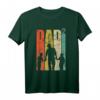 Papa 2 Söhne Dad hoch 2 T-Shirt – Geschenk für Zweifachvater, Geburt & Vatertag mit Vintage & Retro Look