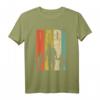 Papa 2 Söhne Dad hoch 2 T-Shirt – Geschenk für Zweifachvater, Geburt & Vatertag mit Vintage & Retro Look