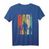 Papa 2 Söhne Dad hoch 2 T-Shirt – Geschenk für Zweifachvater, Geburt & Vatertag mit Vintage & Retro Look