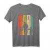 Papa 2 Söhne Dad hoch 2 T-Shirt – Geschenk für Zweifachvater, Geburt & Vatertag mit Vintage & Retro Look