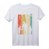 Papa 2 Söhne Dad hoch 2 T-Shirt – Geschenk für Zweifachvater, Geburt & Vatertag mit Vintage & Retro Look