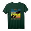 Funny Best Cat Dad Ever Vintage Retro Katzen T-Shirt mit Fist Bump – Lustiges Geschenk für Katzenliebhaber und Väter